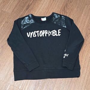 Shannon Cohen UNSTOPPABLE Sweatshirt Black Size XL